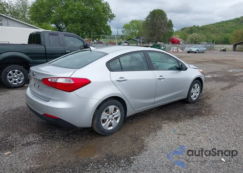 2016 Kia Forte Lx из США, поврежденный, VIN KNAFK4A69G5502921